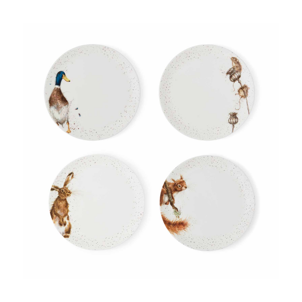 Wrendale Dinnerware- Set of 4 Dinner Plates