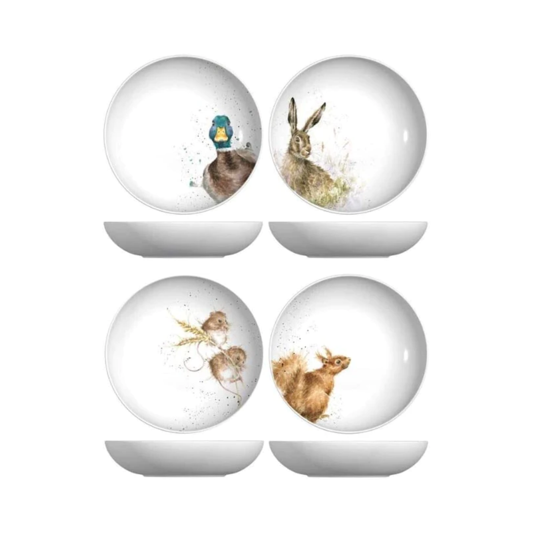 Wrendale DinnerwareSet of 4 Pasta Bowls Rob McIntosh