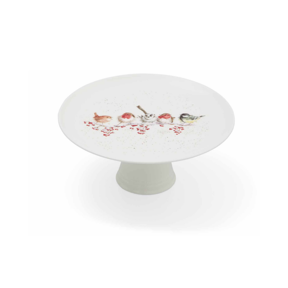 Wrendale Footed Cake Stand - One Snowy Day