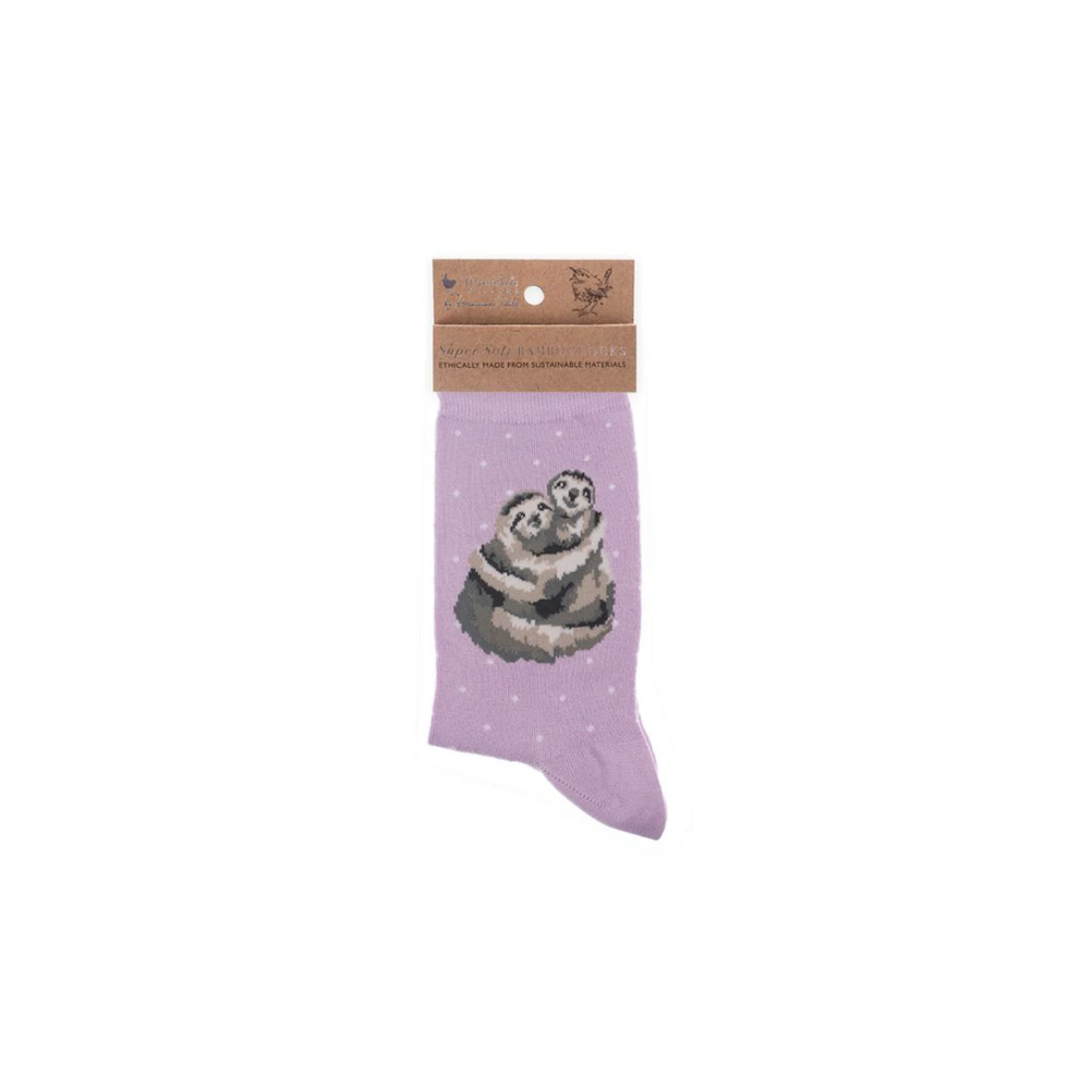 Wrendale Sloth Sock - Little Card Big Hug