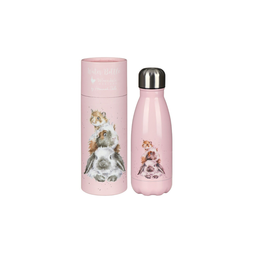 Wrendale Water Bottle 260ML - Piggy in the Middle