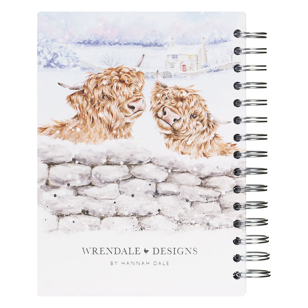 Wrendale Highland Cow Christmas Planner
