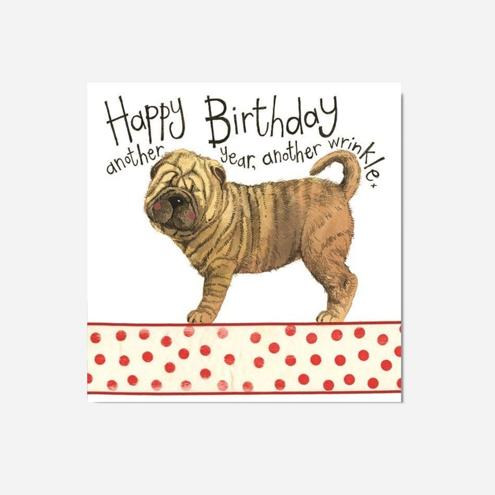 Alex Clark Large Card - Wrinkles