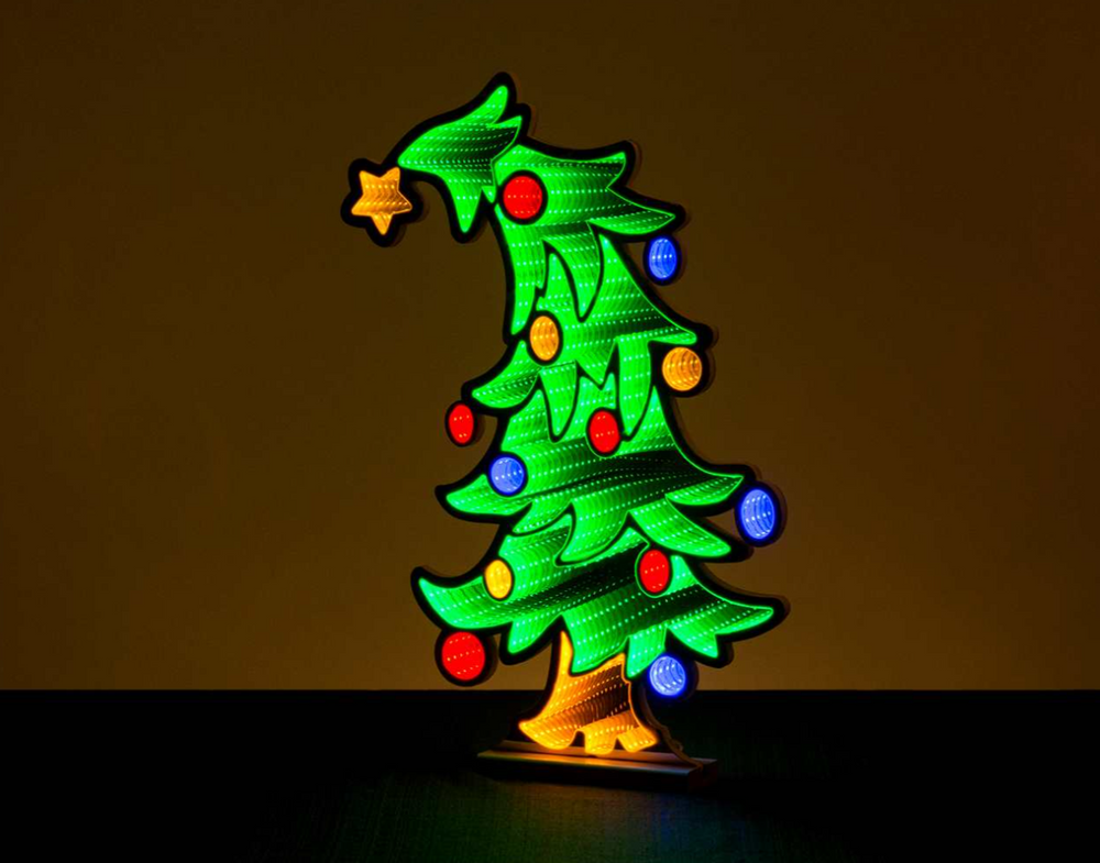 CT Infinity Light Bent Christmas Tree 24"