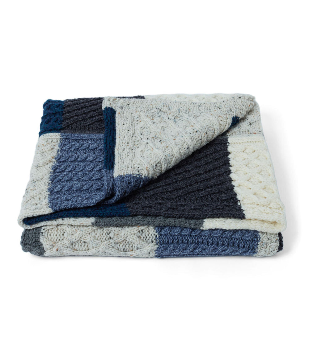 Aran Wool Intarsia Throw