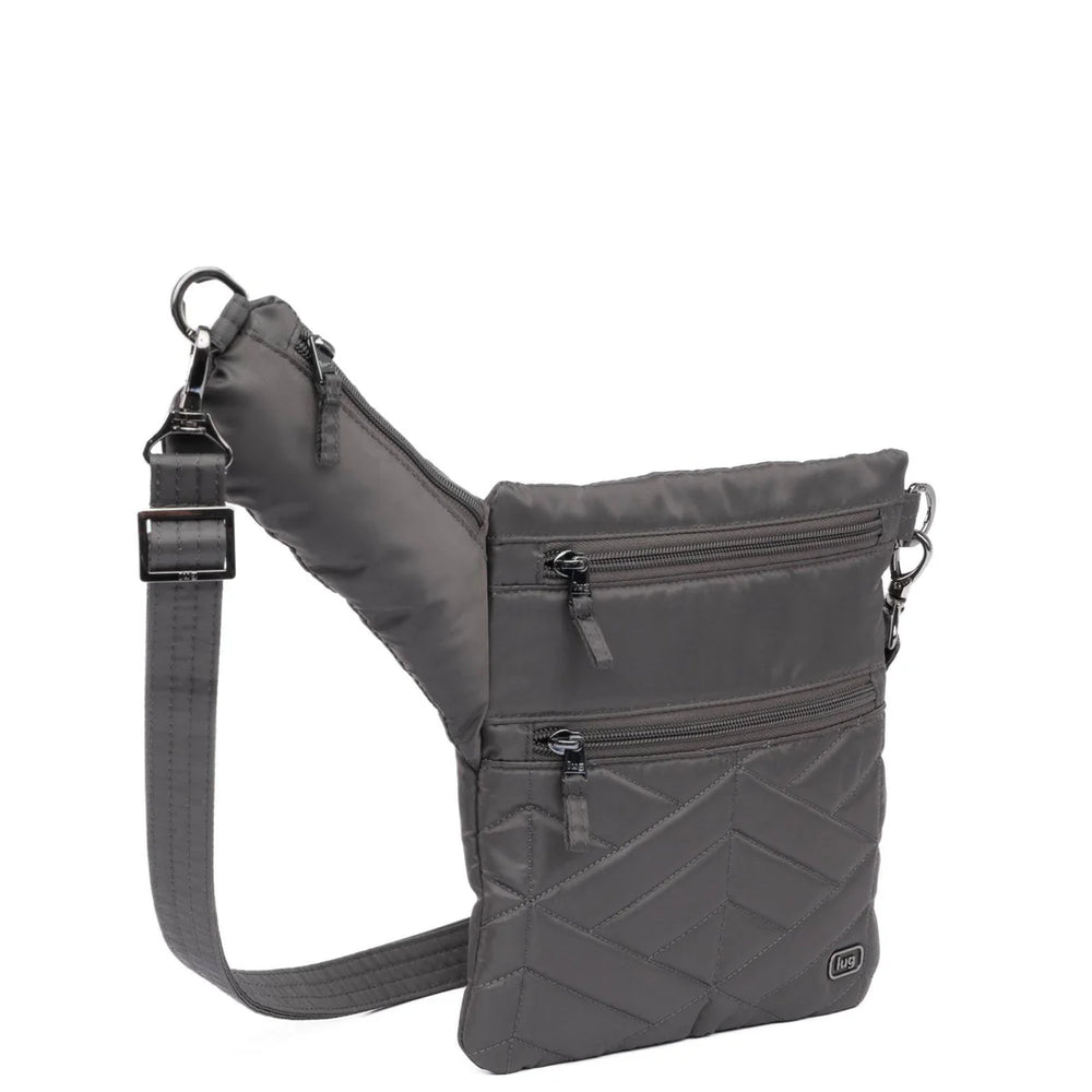 Lug Grey Skipper Crossbody - Gunmetal Grey