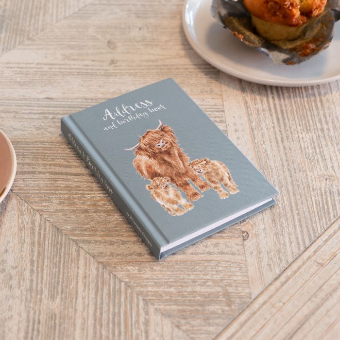 Wrendale  Address Book The Highlander