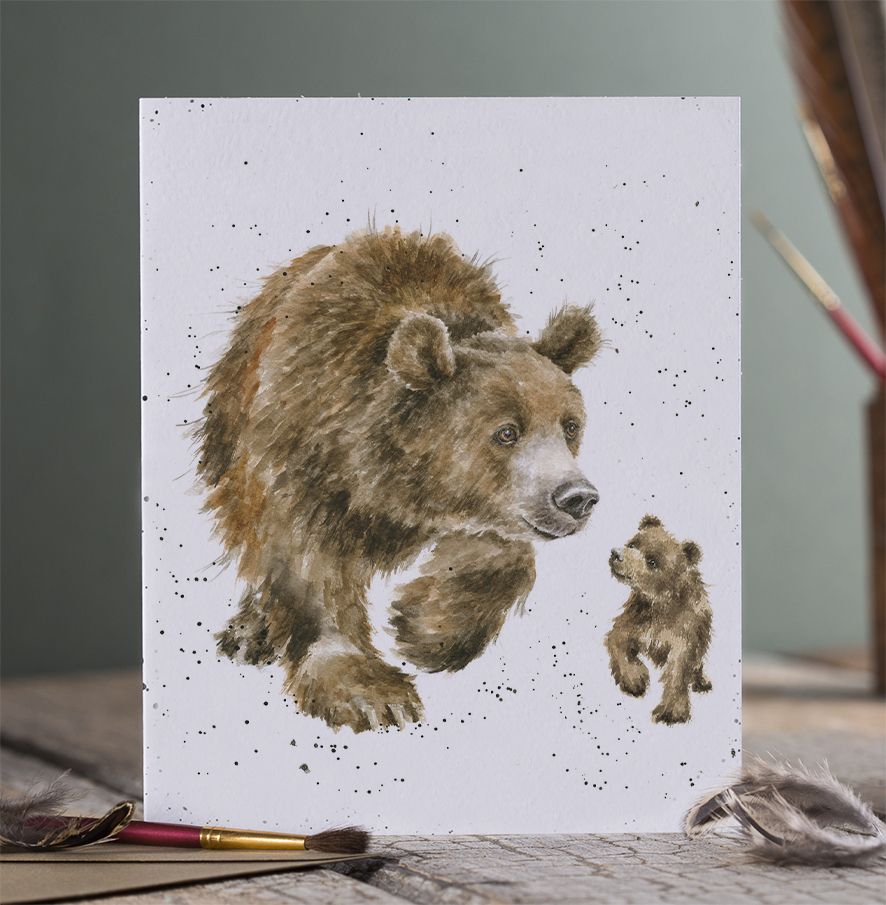 Wrendale Cards Follow Me... Bear
