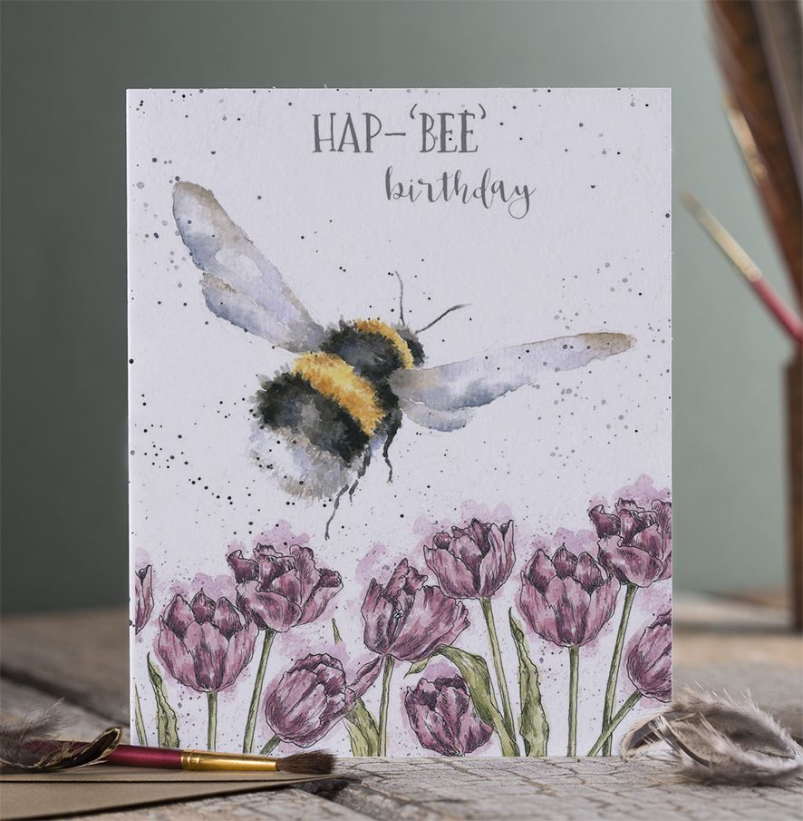 Wrendale Cards HapBee Birthday