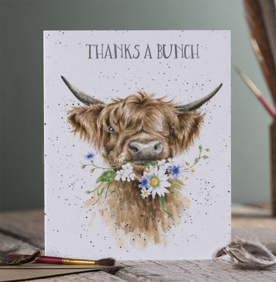 Wrendale Cards Thanks a Bunch