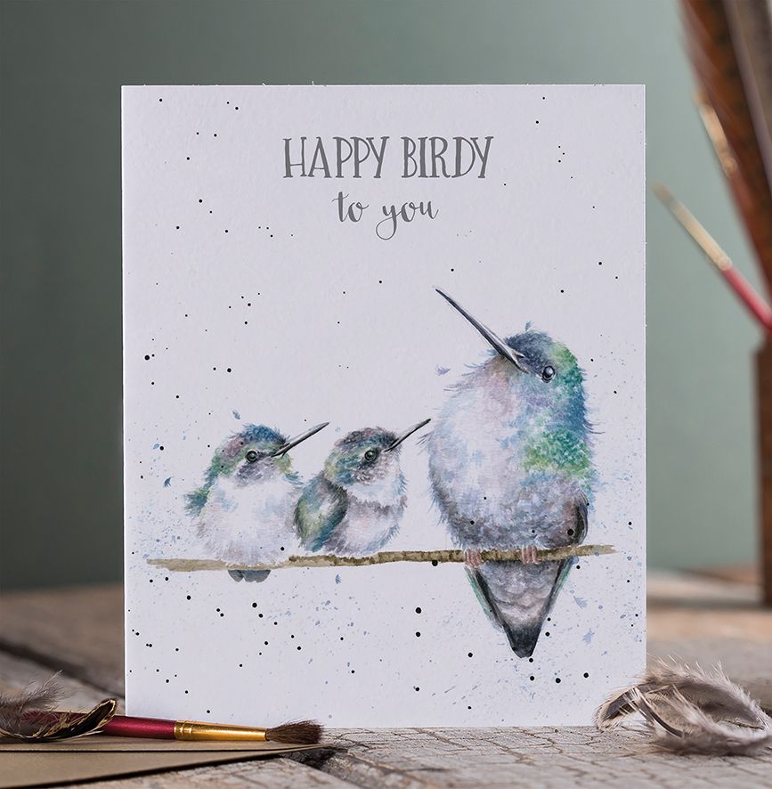Wrendale Cards Happy Birdy