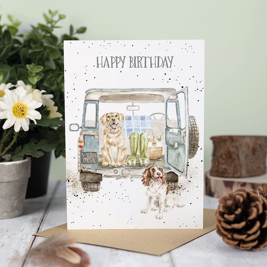 Wrendale Cards Barking Birthday