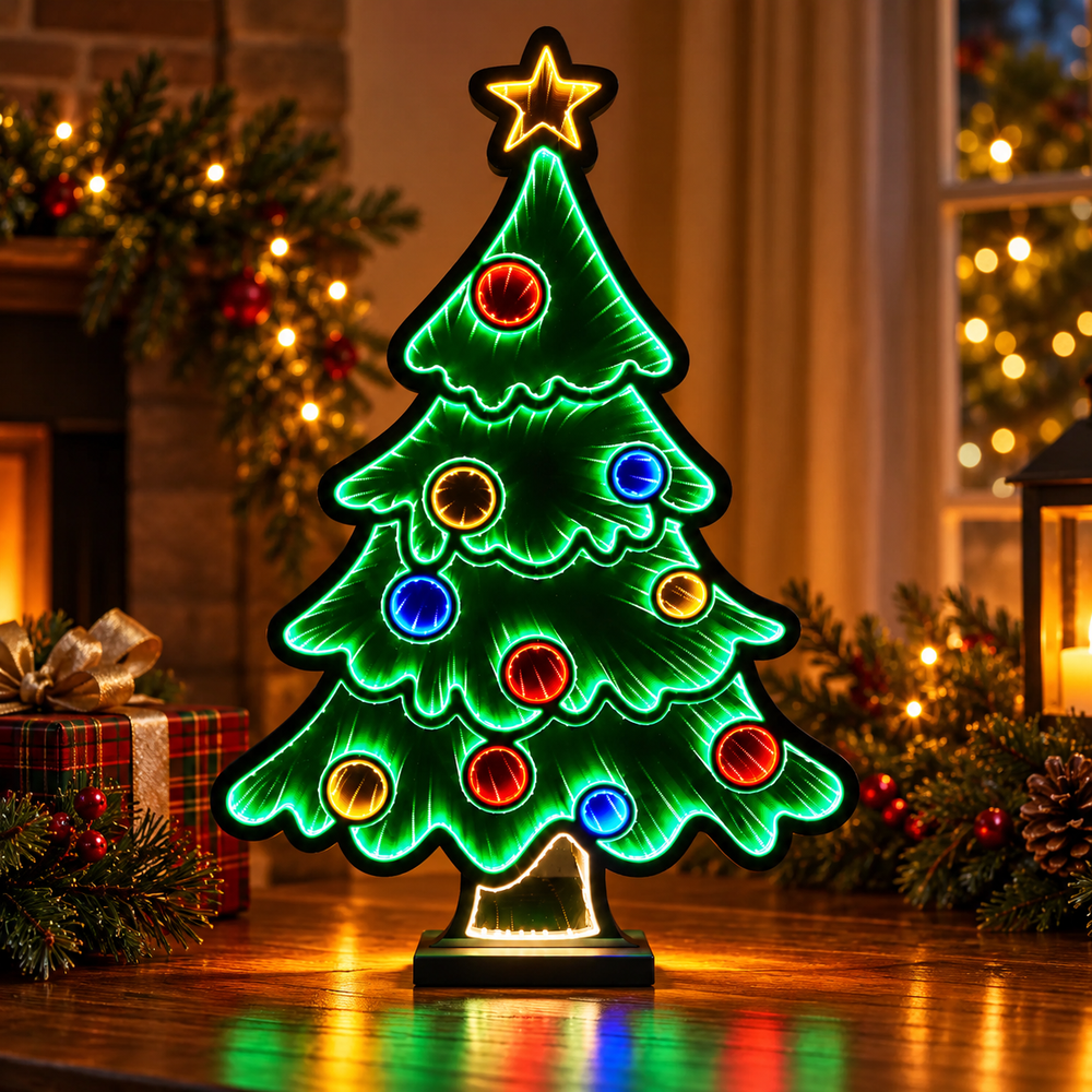 CT Infinity Light Christmas Tree with Star 26"