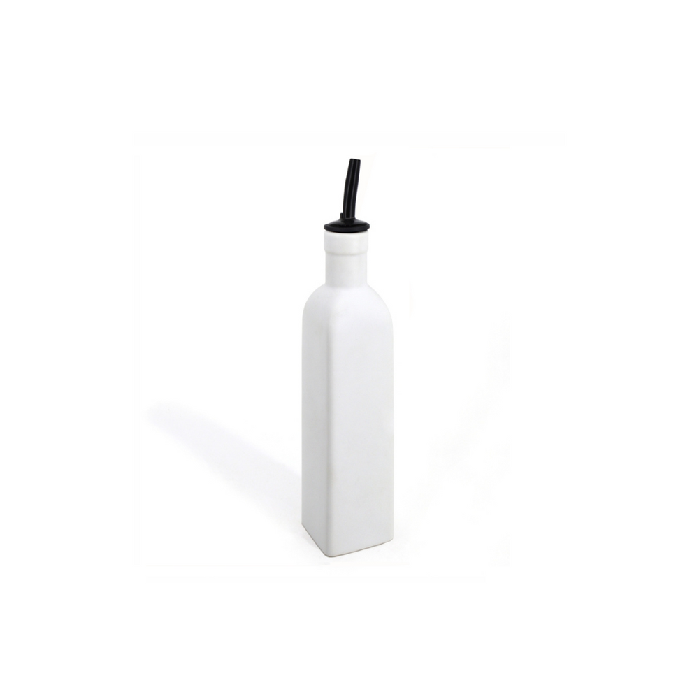 BIA - Park West Oil/Vinegar Bottle 16oz - White