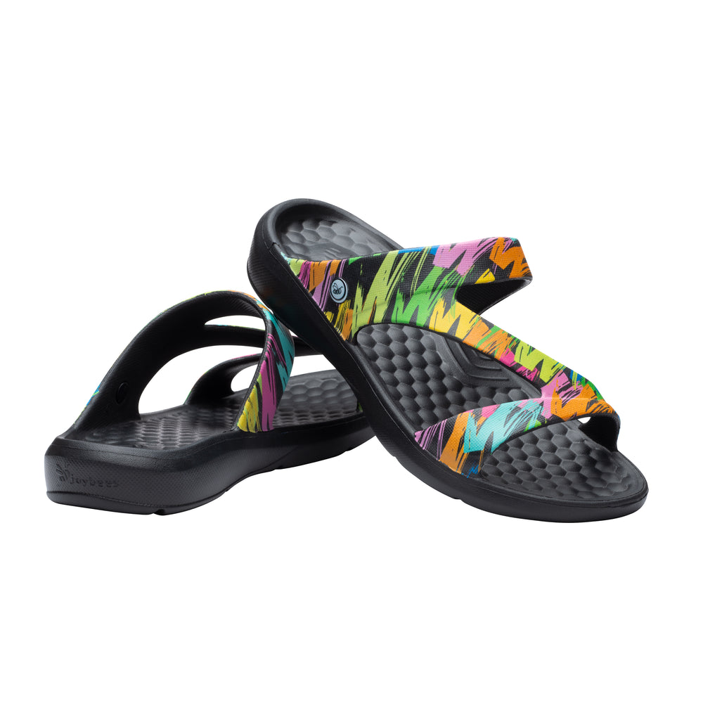 Joybees Everyday Sandal Graphic Loudmouth Broadstrokes