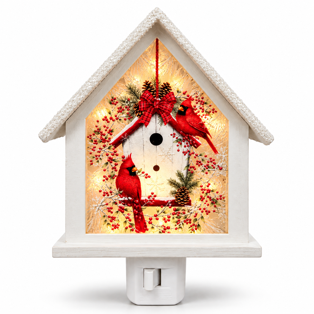 SC Cardinals on Birdhouse Nightlight