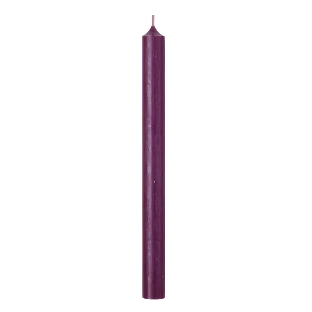 IHR Taper Candle 10" Aubergine