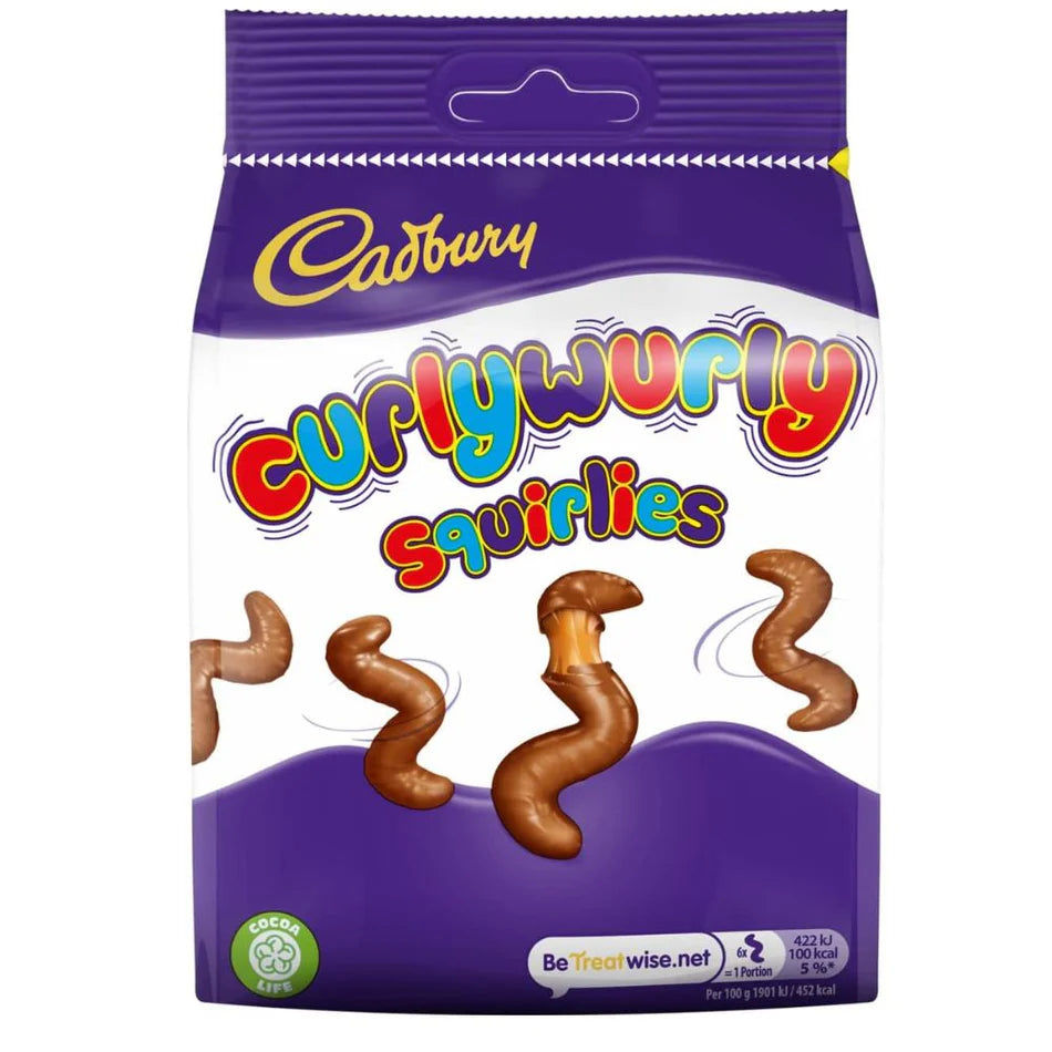 Cadbury Curly Whurly Squirlies 85g