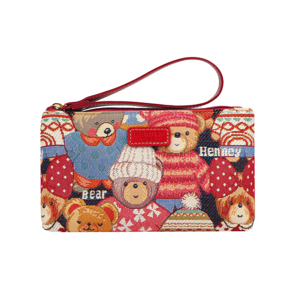 Cute Bear-Mia Wristlet