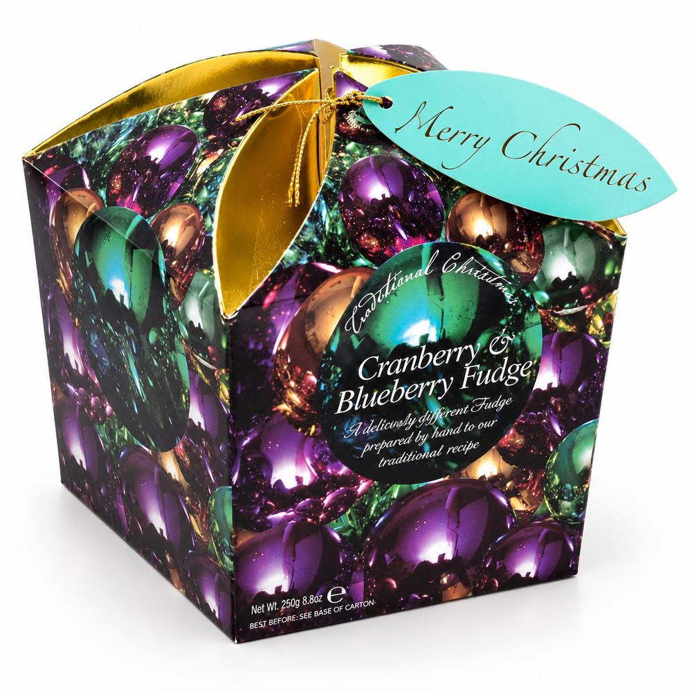 Gardiners Baubles Cranberry & Blueberry Fudge 250g
