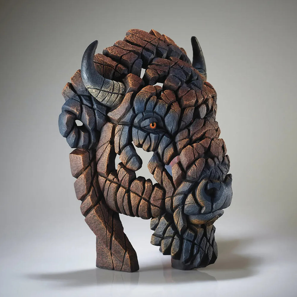 Edge Sculpture North American Bison Bust