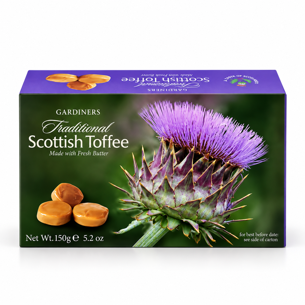 Gardiners Scottish Range Thistle Butter Toffee 150g