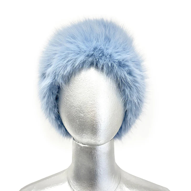 Faux Fur Fantasy Blue Furband by Jacqueline Kent