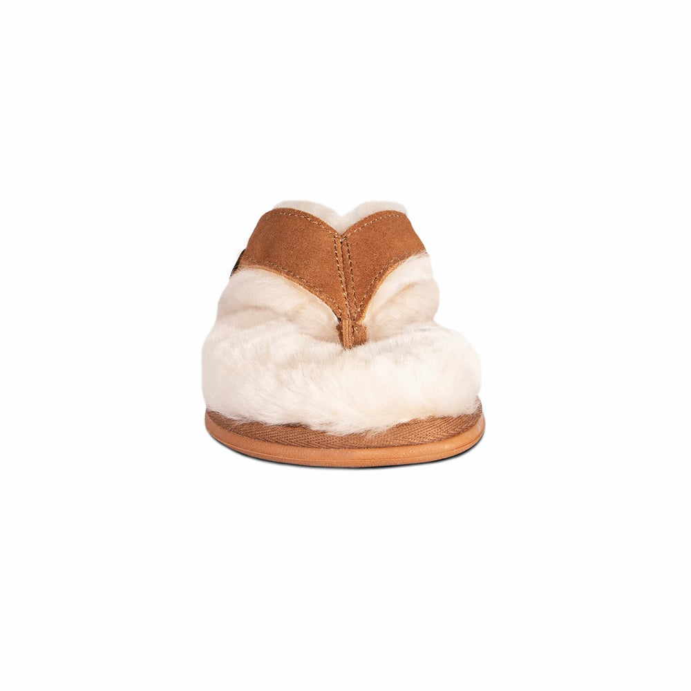 Shearling 2025 flip flops