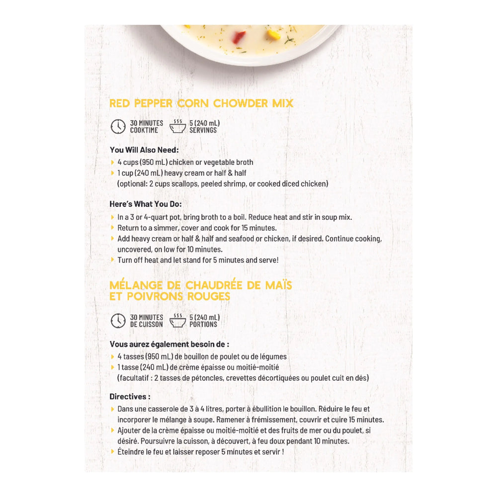 Frontier Red Pepper Corn Chowder Soup Mix - 142 g