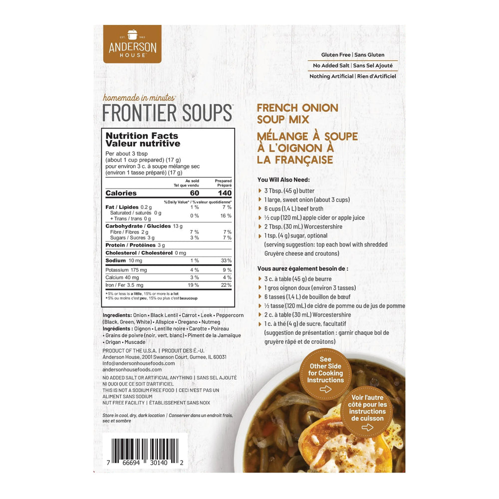 Frontier French Onion Soup Mix - 135 g