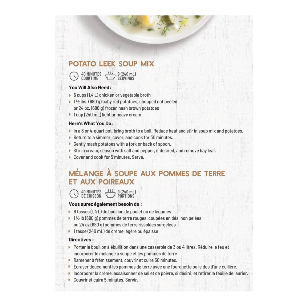 Frontier Potato Leek Soup Mix - 92 g