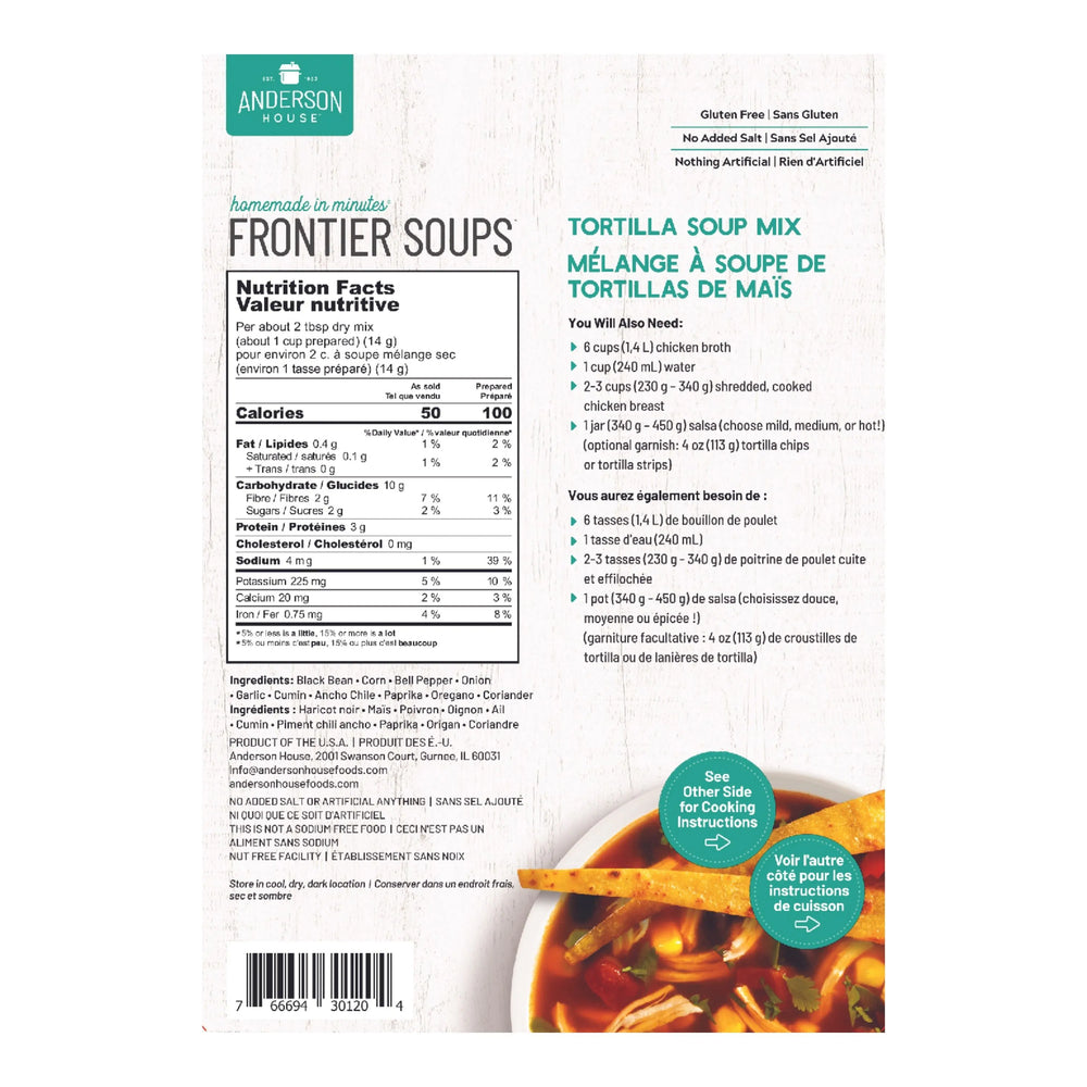Frontier Tortilla Soup Mix - 128 g