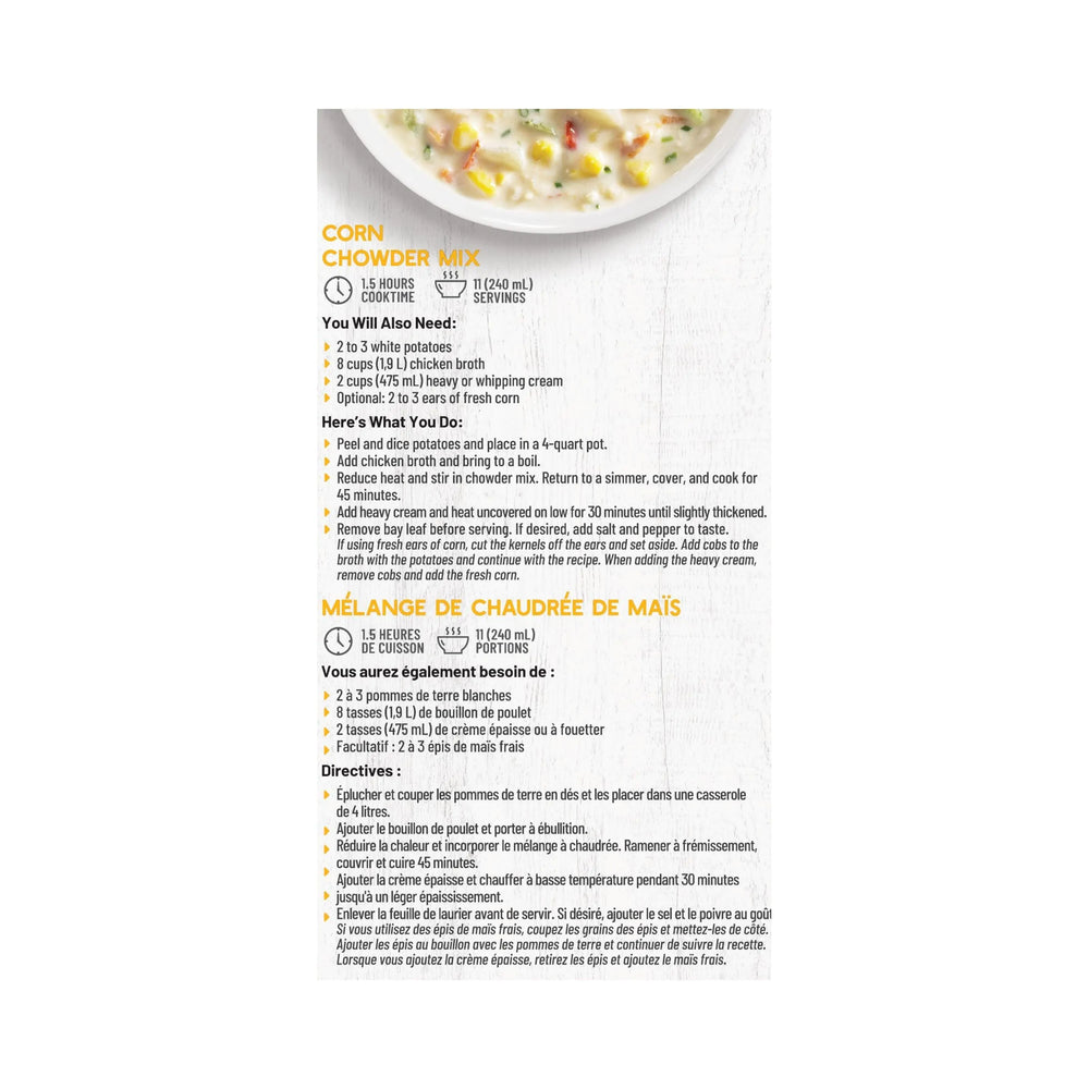 Frontier Hearty Meals Mix Corn Chowder