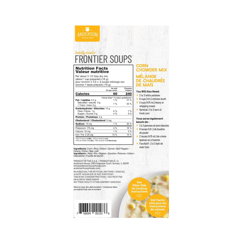 Frontier Hearty Meals Mix Corn Chowder