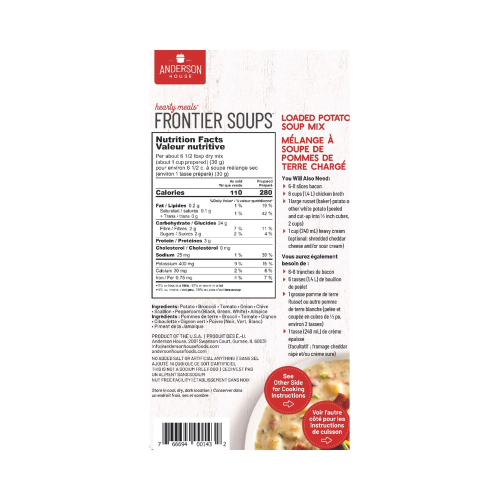 Frontier Loaded Potato Soup Mix - 277 g