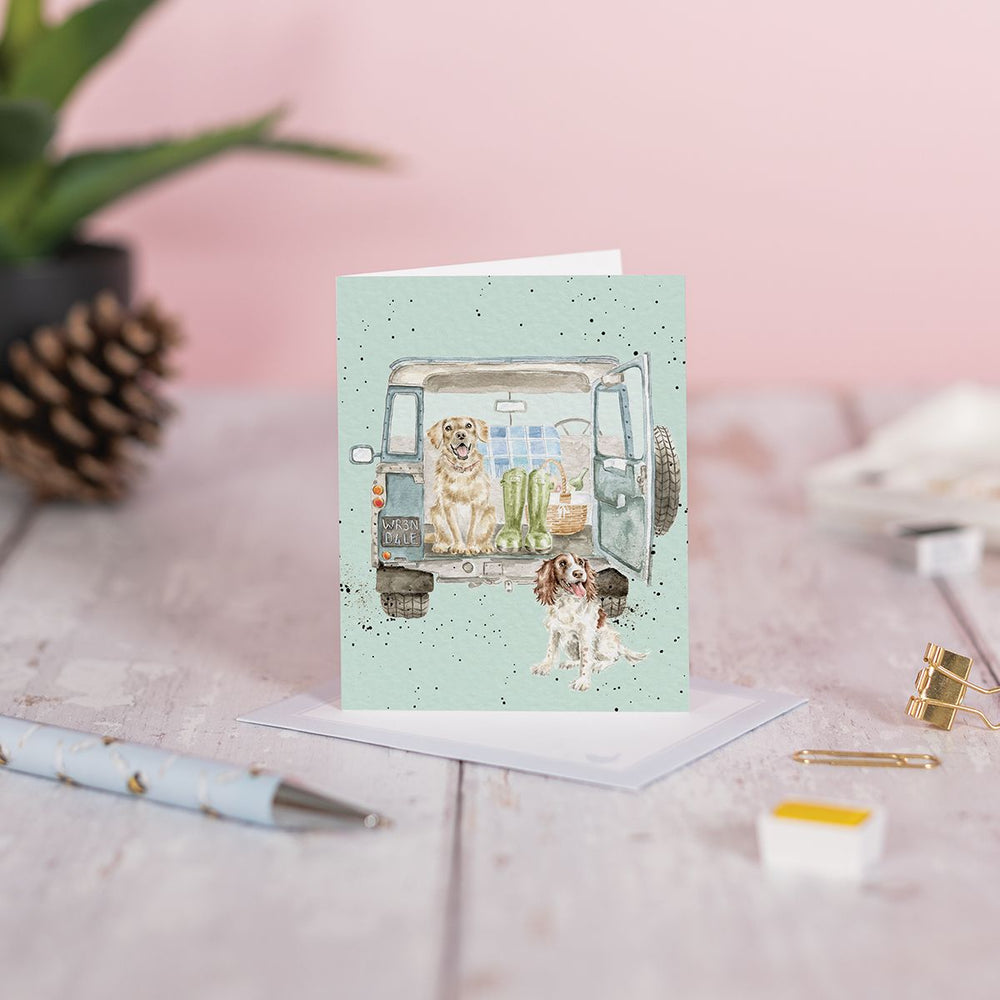 Wrendale Gift Enclosure Card Paws for a Picnic