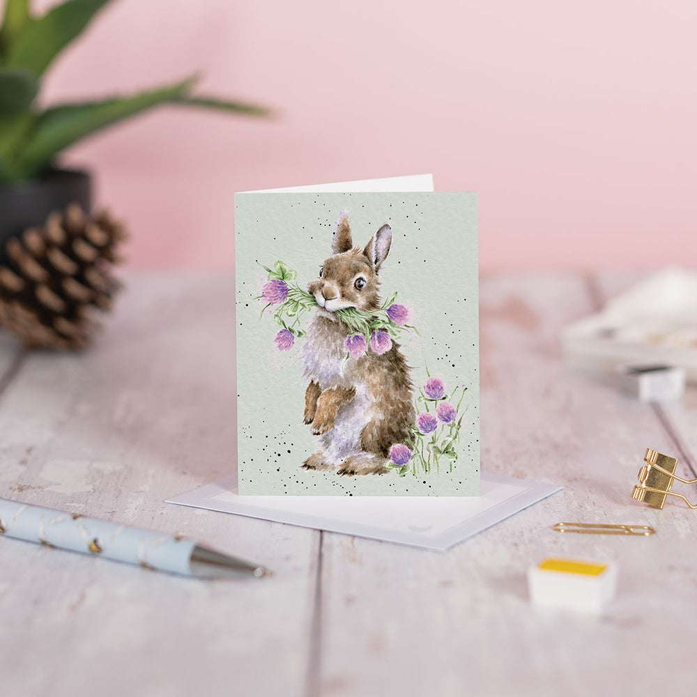Wrendale Gift Enclosure Card Head Clover Heels