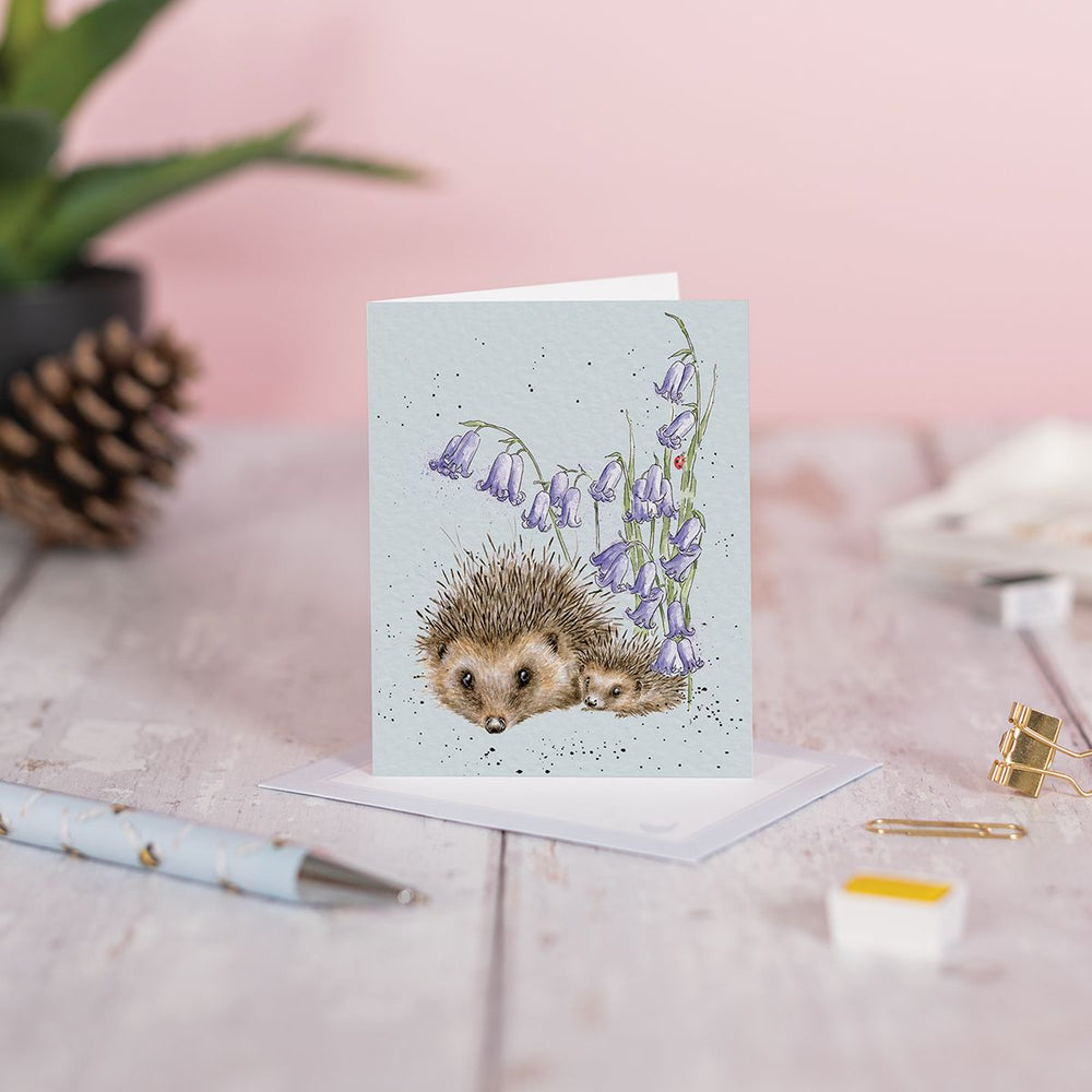 Wrendale Gift Enclosure Card Love and Hedgehugs