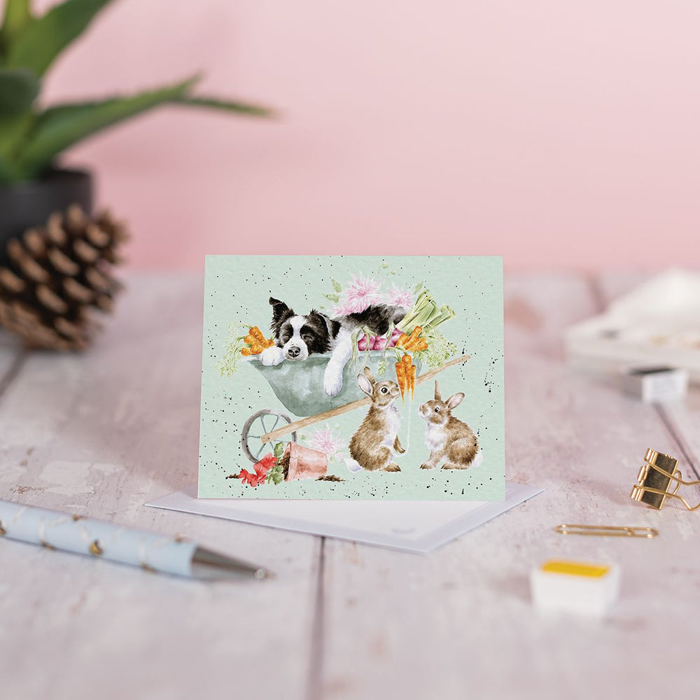 Wrendale Gift Enclosure Card Sleeping on the Job