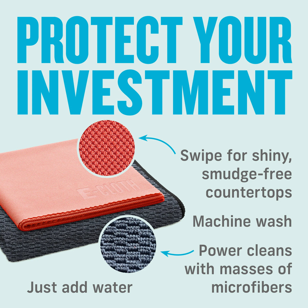 E-Cloth Granite & Stone Cleaning Pack 2pk