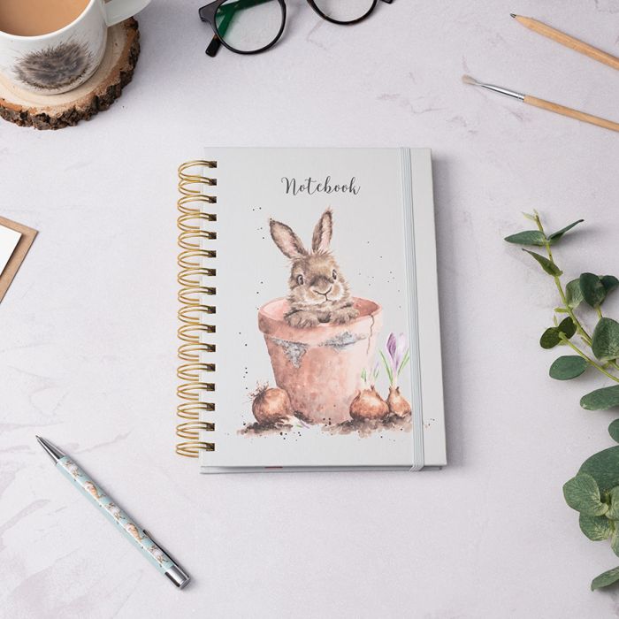 Wrendale Spiral Bound Journal The Flower Pot