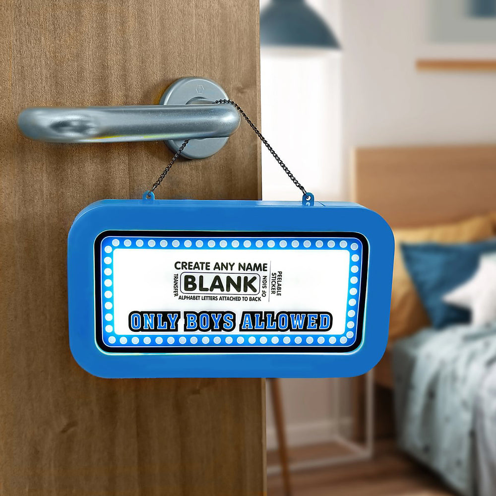 Neon Sign - Only Boys Allowed