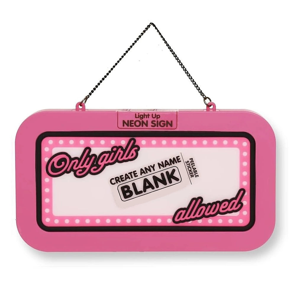 Neon Sign - Only Girls Allowed