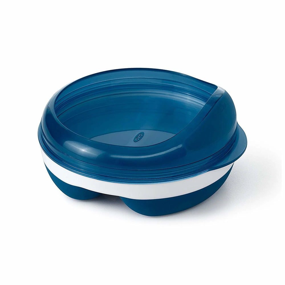 OXO Tot Divided Feeding Dish Navy