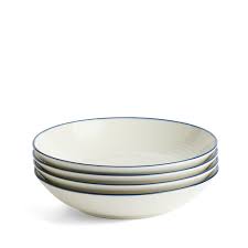 Gordon Ramsay Maze Denim Line Pasta Bowls Set of 4