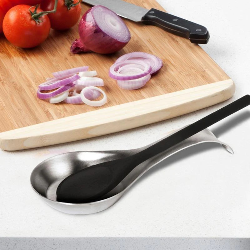 OGGI Curved Spoon Rest Stainless