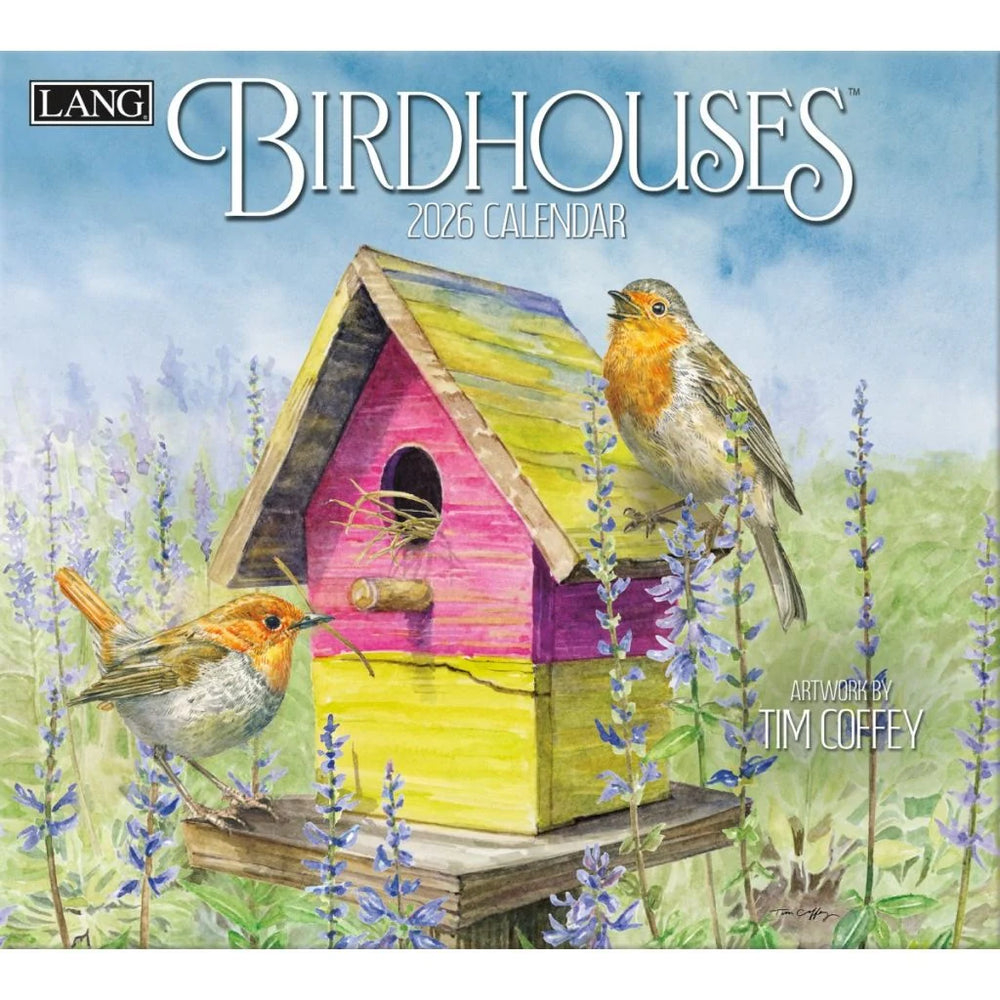 Lang 2026 Calendar - Birdhouses