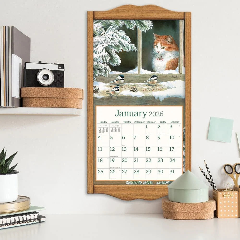 Lang 2026 Calendar - Cats in the Country