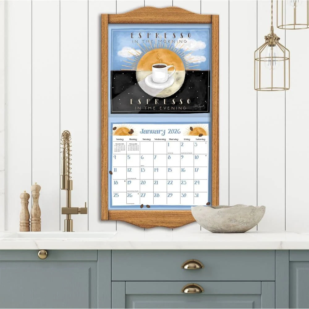 Lang 2026 Calendar - Coffee
