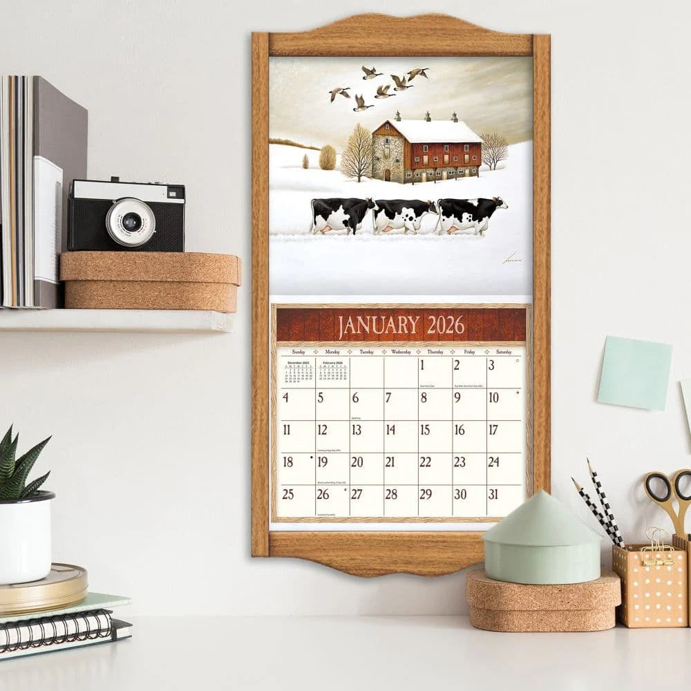 Lang 2026 Calendar - Cows Cows Cows